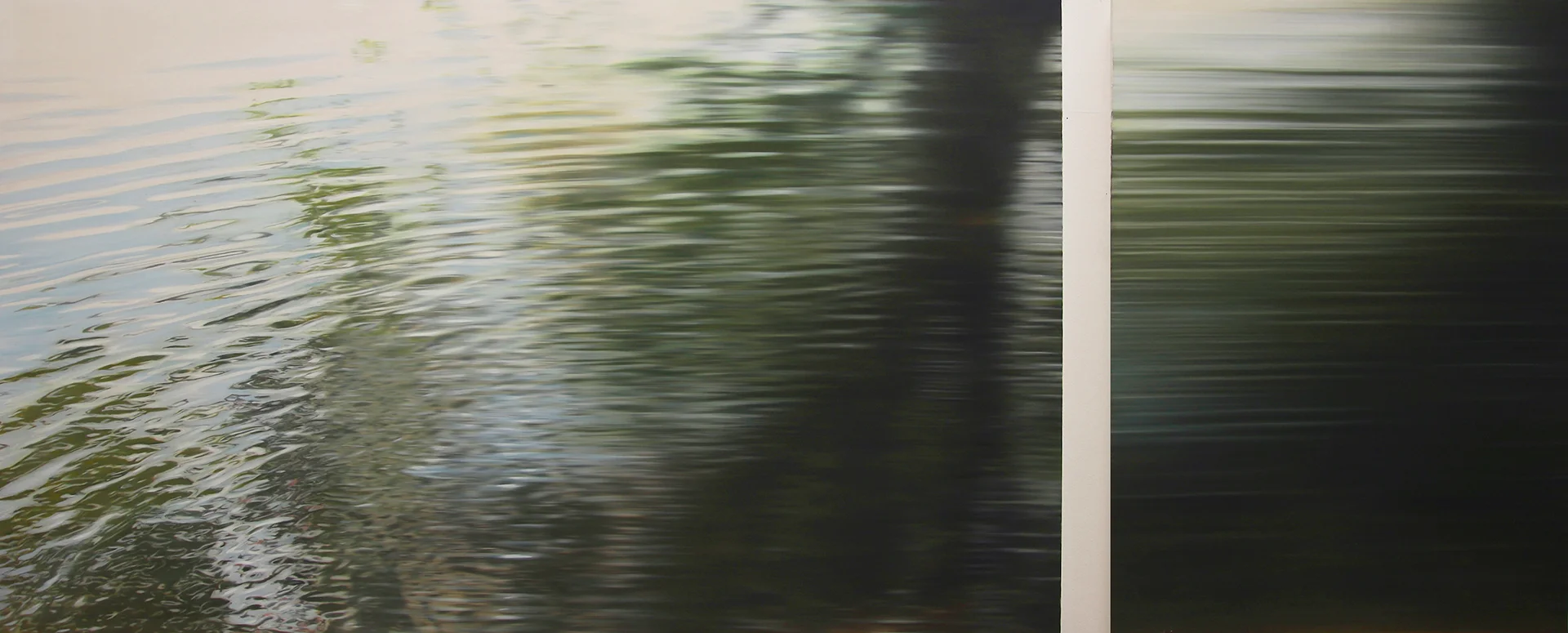 The Disappeared<br>150 x 320 cm<br>zweiteilig, Öl auf Leinwand