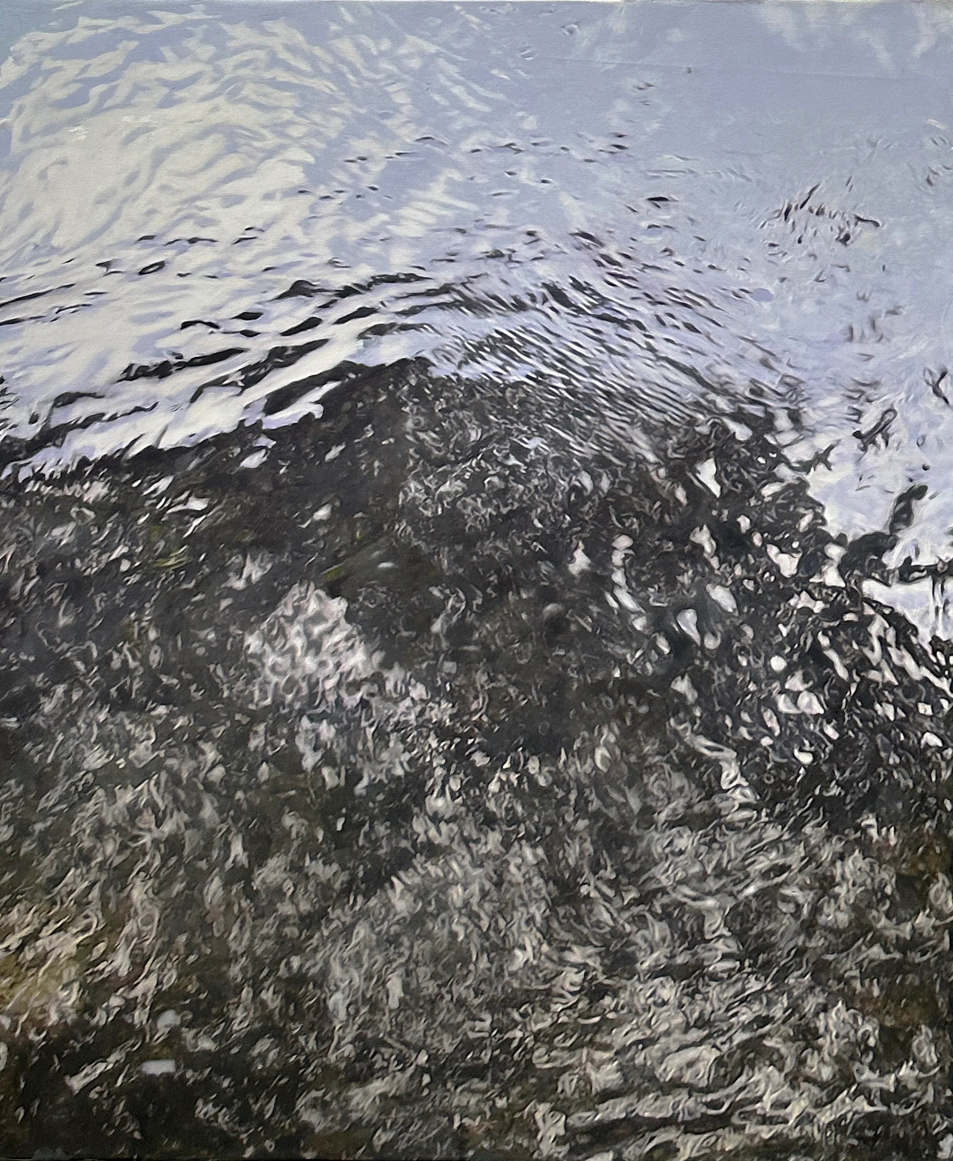 Transit 246<br>150 x 180 cm<br>Öl auf Leinwand