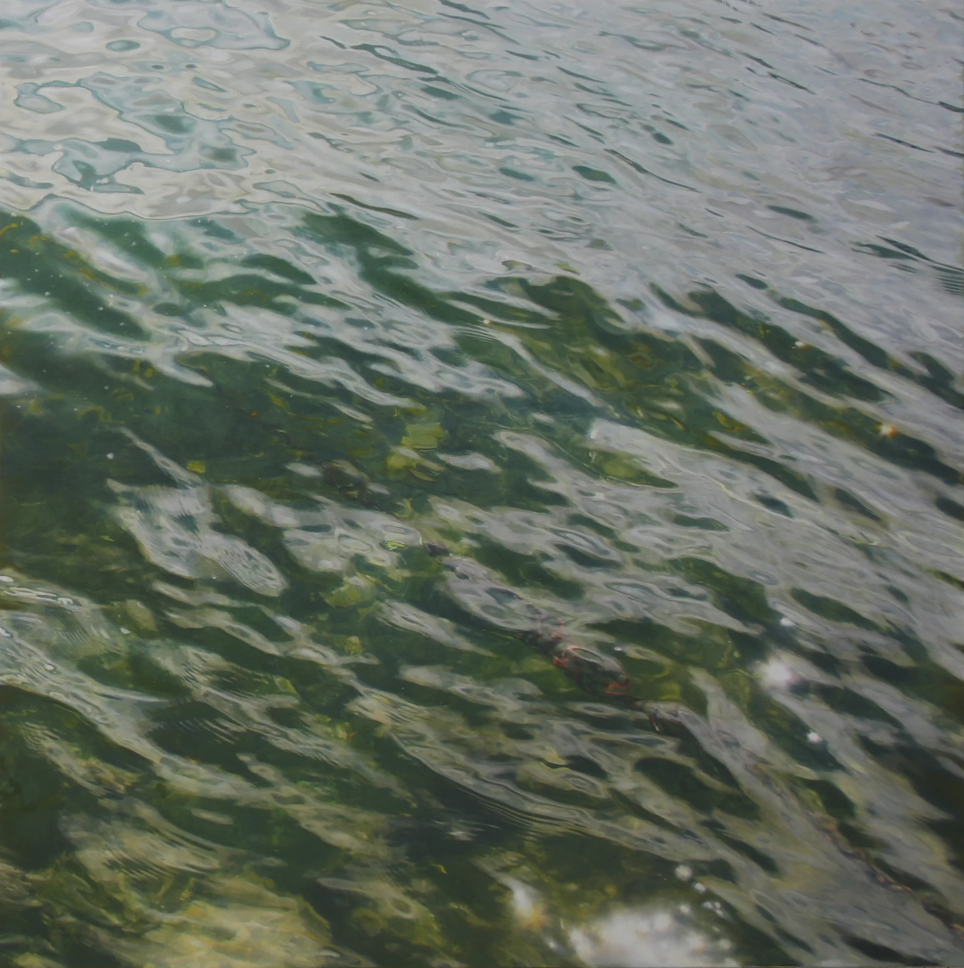 Transit 288<br>200 x 200 cm<br>Öl auf Leinwand